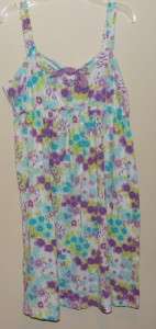 Hue Floral Print Short Nightgown Sleepwear NWT Small  