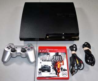 SONY PLAYSTATION 3 CECH 2501A SLIM 160GB CHARCOAL BLACK CONSOLE 