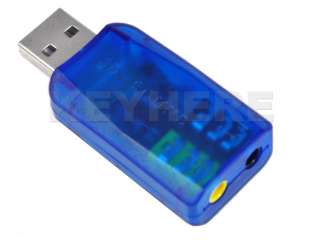 3D USB 2.0 Audio Sound Card Adapter Headphone/MIC 5.1CH  