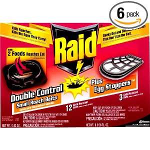 Raid Double Control Small Roach Baits Plus Egg Stoppers 