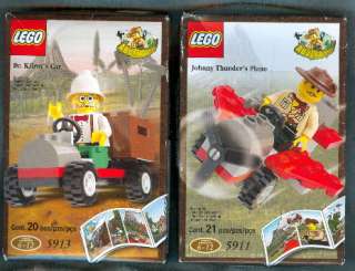 Lego Adventurers 5911 5913 NIB Sealed sets Dr. Kilroy 042884059132 