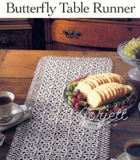 Butterfly Table Runners Doilies, crochet patterns  