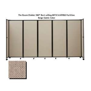  Room Divider 360 Portable Partition, Rye Fabric   6 high 