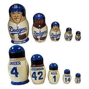  Brooklyn Dodgers Russian Babushka Doll   MLB Games and 