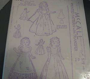 MCCALL DOLL PATTERN #579 SHIRLEY TEMPLE TYPE #P252  