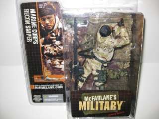 McFarlane Military Series 1 Marine Recon Sniper w/case  