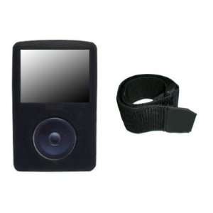  Sandisk Sansa Fuze 8GB 4GB 2GB Silicone Black Skin case 