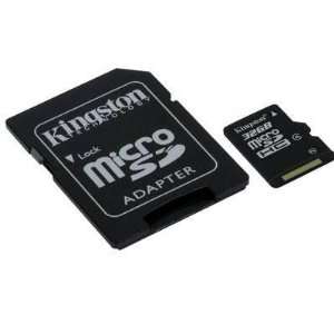  Selected 32GB microSDHC Class 4 Flash By Kingston 