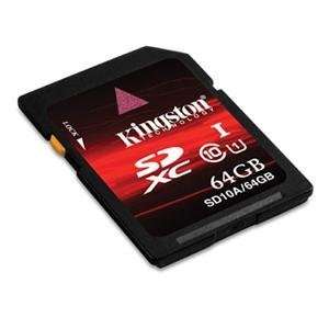  Kingston, 64GB SDXC Class 10 Flash Card (Catalog Category 