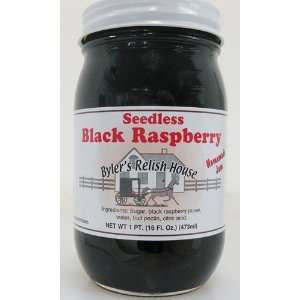   Seedless Black Raspberry Jam 16 oz.  Grocery & Gourmet