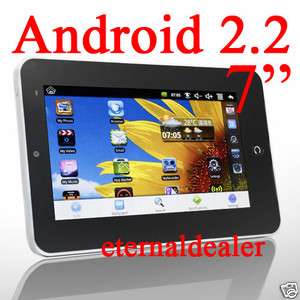  Android 2.2 Tablet PC 7 MID WIFI Touch Screen Tablet 4GB Touchscreen