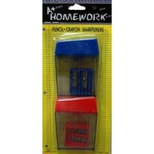  Pencil Sharpeners   4 pack  pencil+crayon Case Pack 48 