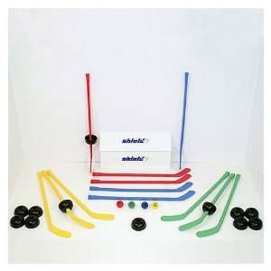  Shield 4 Color Elementary Hockey Set