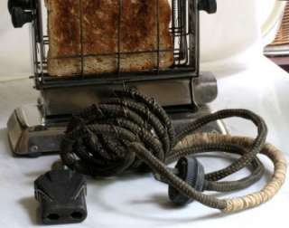   1920s Manning Bowman Reversible Toaster No.1225 w Cord Works Perfectly