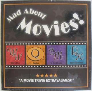 MAD ABOUT MOVIES Trivia board game 2001 New  