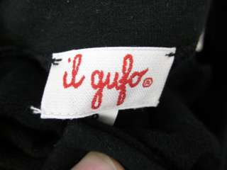 IL GUFO Girls Black Turtle Neck Button Sweater Top 6  