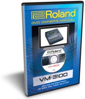 Roland VM 3100 / Pro DVD Video Tutorial Manual Help