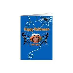  Two Spiders Happy Halloween Custom Photo Card Card Health 