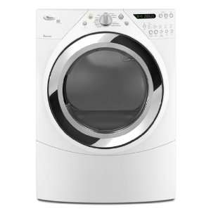     White Whirlpool(R) Duet(R) Steam 7.2 cu. ft. Dryer Appliances