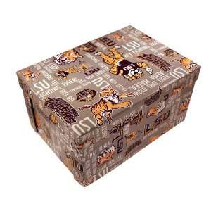    LSU 4 pc Collegiate Gift Storage Boxes NEW