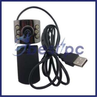 New USB 30M Pixel 6LED USB Webcam Camera for Laptop PC Fast Ship From 