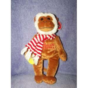   Factory Small 8 Holiday Plush Monkey by Herrington Teddy Bears