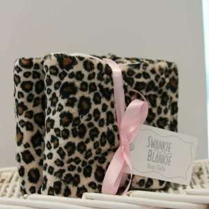  Cheetah Burp Cloth Set Baby