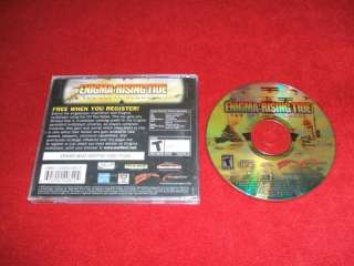 Enigma Rising Tide PC CD Game Windows 98 ME 2000 XP  