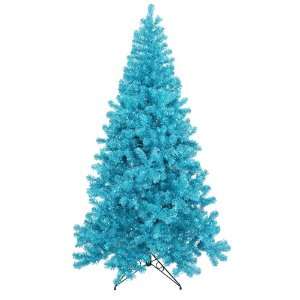   Sky Blue Christmas Tree w/ 350 Teal Mini Lights 913T