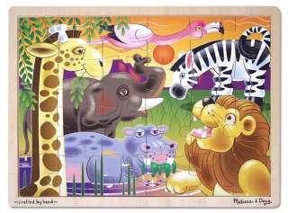 African Plains Animals Wooden Jigsaw Puzzle  