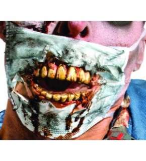 Zombie Dr.s Mask w/ Molded Teeth Costume Accessory *New*  