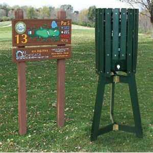   Round Water Cooler Enclosure with Tripod Stand Patio, Lawn & Garden