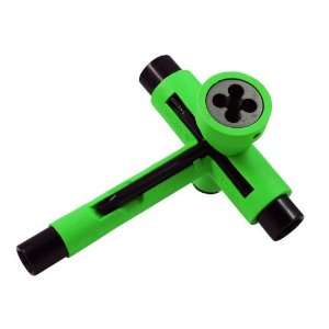 Universal Skate Tool 8 in One Tool GREEN Adjusts Action Nut Axle Wheel 