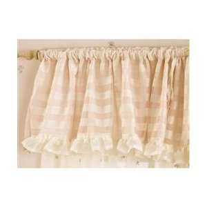  N SELBY DESIGNS PINK PEARL VALANCE  STRAIGHT Baby