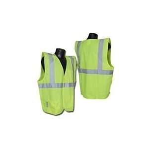   Breakaway Mesh Safety Vests, Green, 2 Extra Large