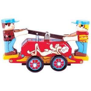   Car / Hand Car / Railroad Hand Car Tin Windup Toy Toys & Games