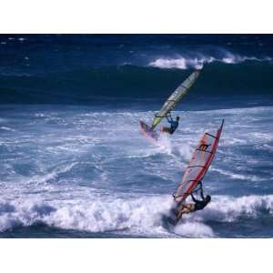 Windsurfing the Tradewinds, Hookipa, Maui, Hawaii, USA Photographic 