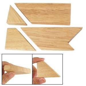   Four Pieces Tangram Wooden T Puzzle Toy for Children Toys & Games