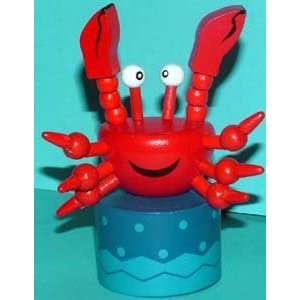  Crab Puppet Push Action Toy 