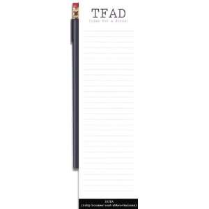   TFAD (Time For a Drink) Magnetic Refrigerator Notepad