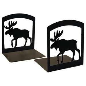  Beautiful Wrought Iron Bookends (Moose)