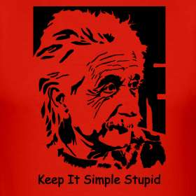 Einstein Keep It Simple Stupid  Serenity Happens Recovery Gifts and 